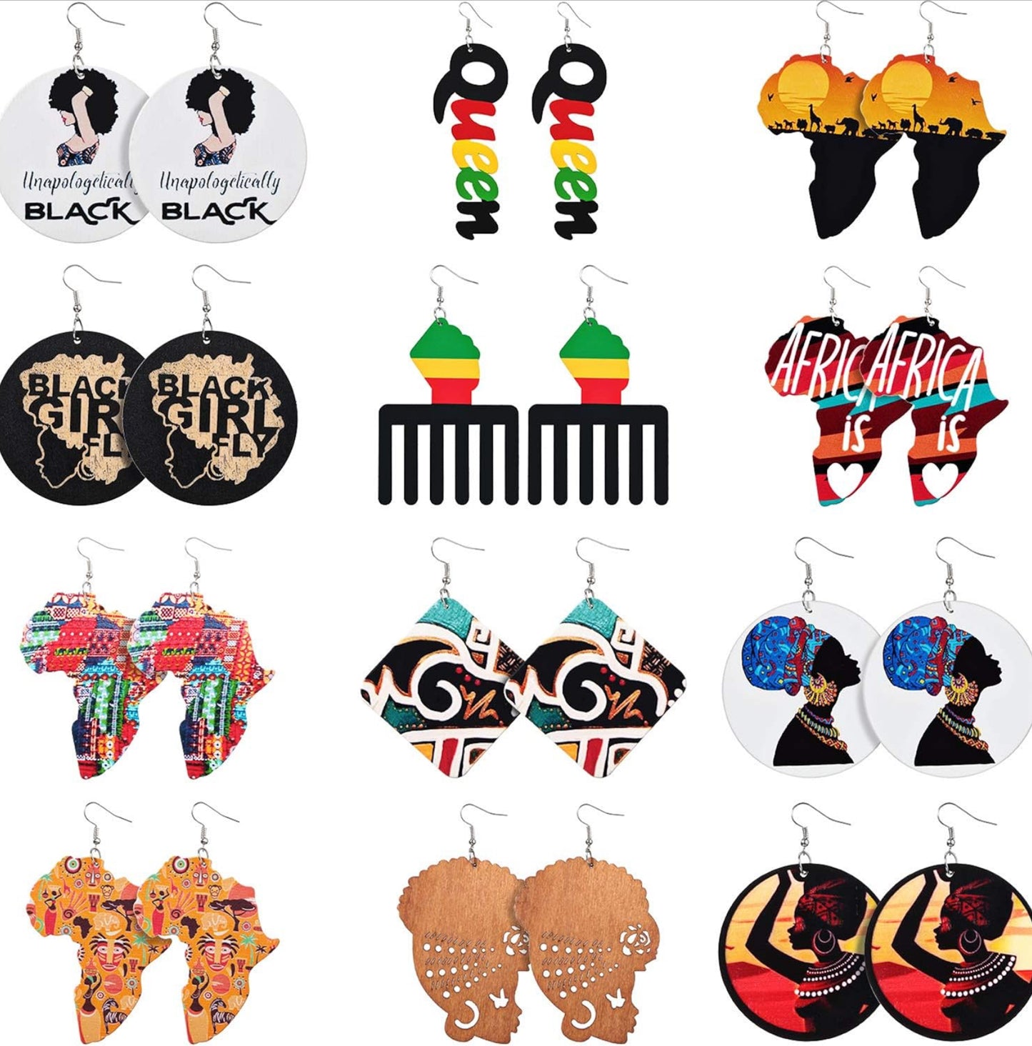 Bold African Eartings