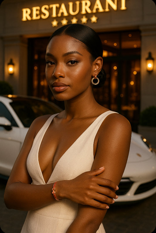 The Enchanting H Bracelet & Necklace Set