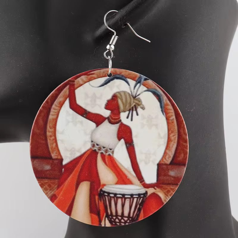 Bold African Eartings