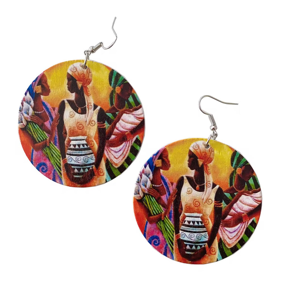 Bold African Eartings