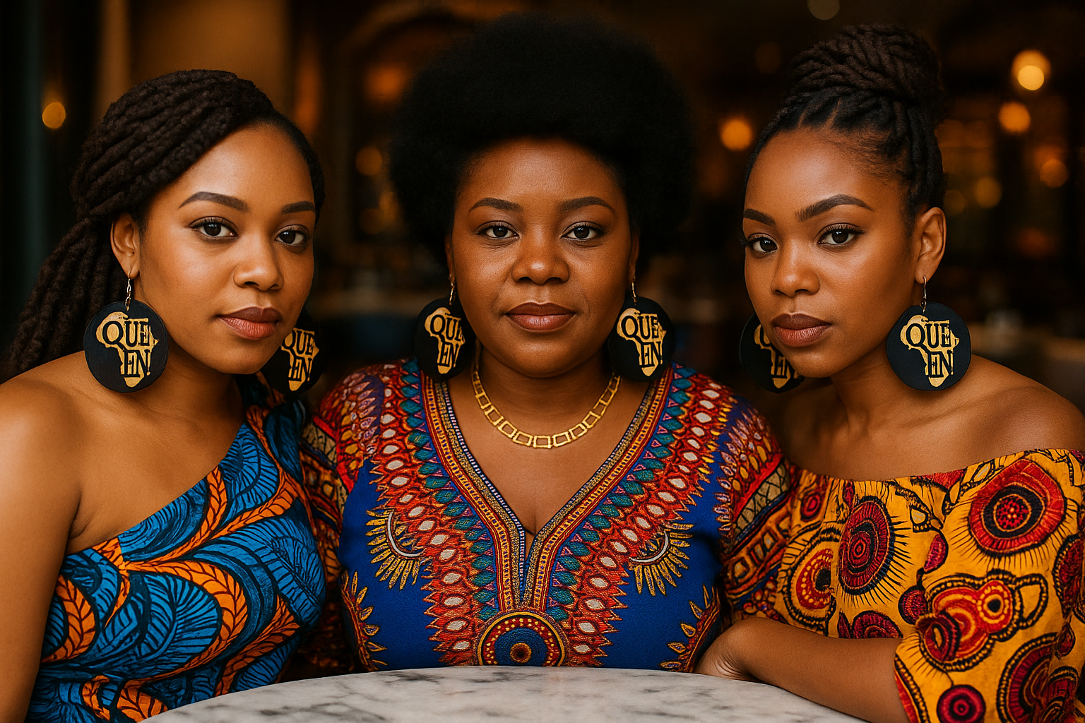 Bold African Eartings